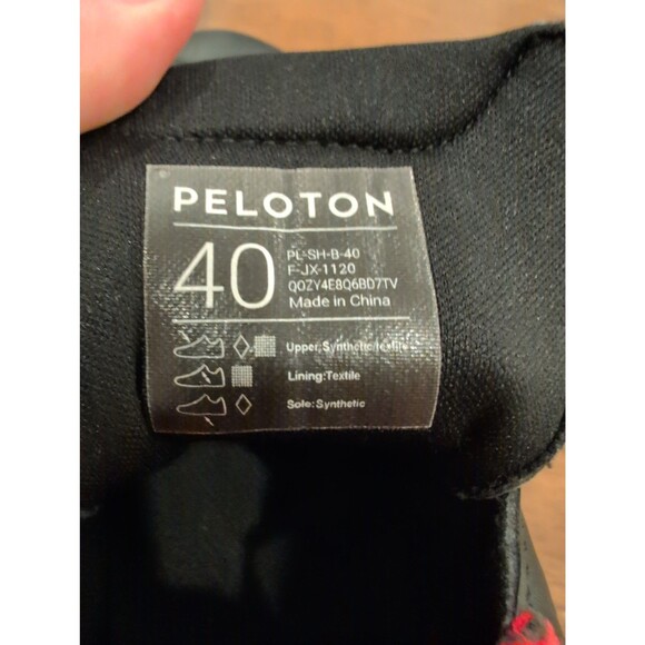 EUC Peloton cycling bike shoes with look delta cleats EU 40 US women's 9 - Picture 7 of 7